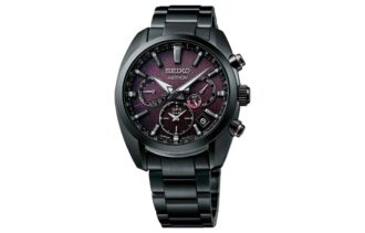 ASTRON Astron GPS Solar Dual-Time 42,7 mm Edición limitada Negro/Púrpura