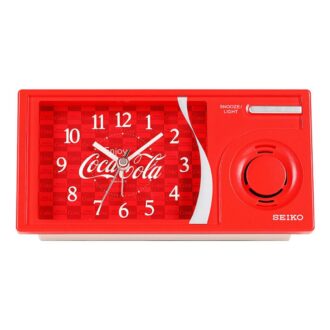 Despertador con música y función de silenciamiento Seiko x Coca-Cola Rojo