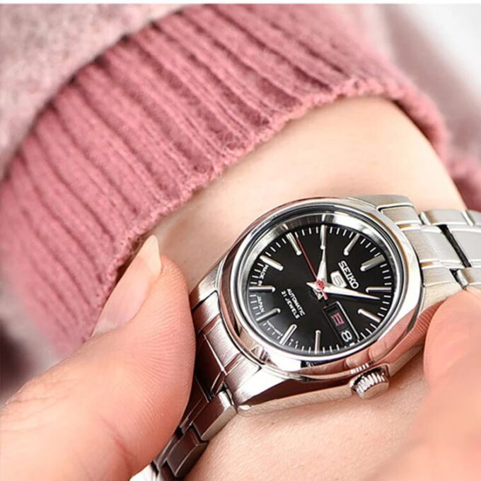 Mecánicas unisex Negro/Plata SNKL45J1+SYMK17J1