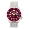 N.º 5 Sports Reloj mecánico rojo vino