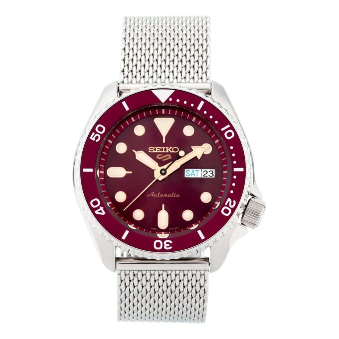 N.º 5 Sports Reloj mecánico rojo vino