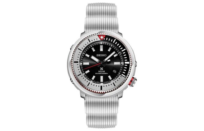 PROSPEX Street Series Sports Quartz Solar Energy White Angel