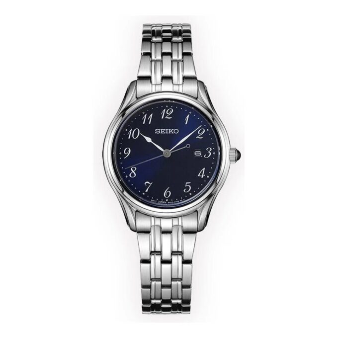Quartz minimalista resistente al agua Azul