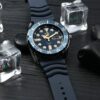 Reloj automático resistente al agua para hombre con esfera azul