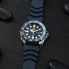 Reloj automático resistente al agua para hombre con esfera azul