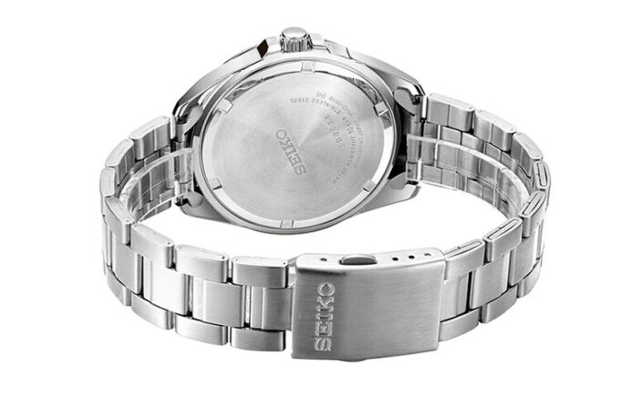 Reloj Business Casual impermeable con correa de acero negro