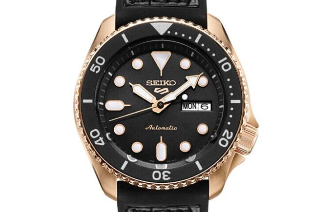 Reloj clásico mecánico n.º 5 Negro