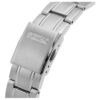 Reloj de acero de estilo ejecutivo, negro