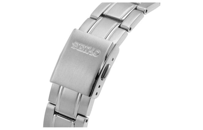 Reloj de acero de estilo ejecutivo, negro
