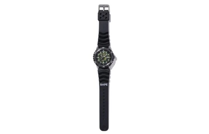 Reloj de buceo mecánico BAPE X Seiko Crossover