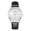 Reloj de cuarzo con correa, blanco