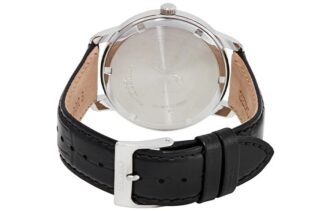 Reloj de cuarzo con correa, blanco