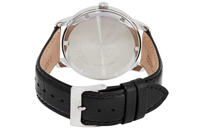 Reloj de cuarzo con correa, blanco