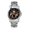 Reloj de cuarzo con correa de acero de estilo business casual