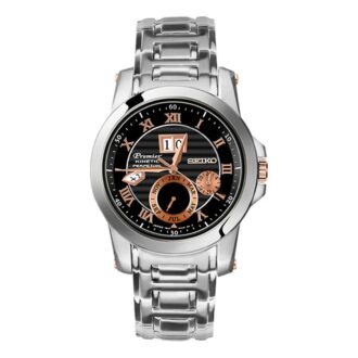 Reloj de cuarzo con correa de acero de estilo business casual