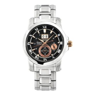 Reloj de cuarzo con correa de acero de la serie Premier para uso casual