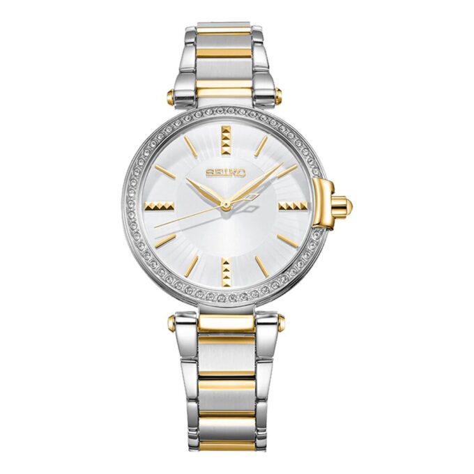 Reloj de cuarzo con cristal para negocios