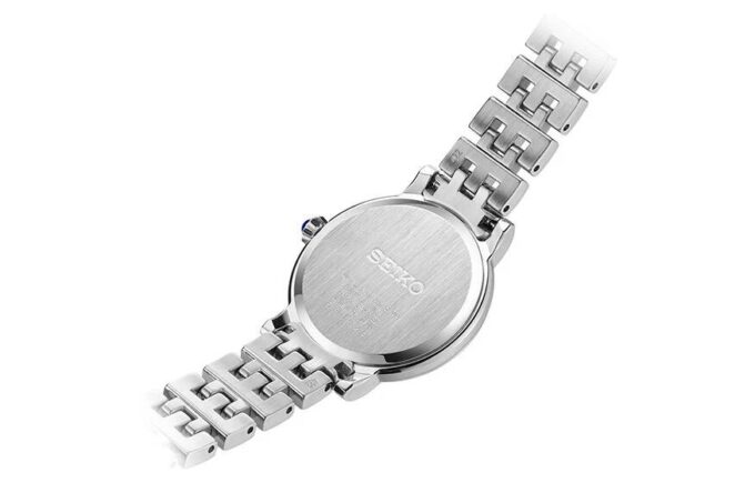 Reloj de cuarzo impermeable azul pequeño