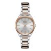 Reloj de cuarzo resistente al agua, plateado/oro rosa/blanco