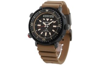 Reloj de energía solar de la serie Prospex Negro