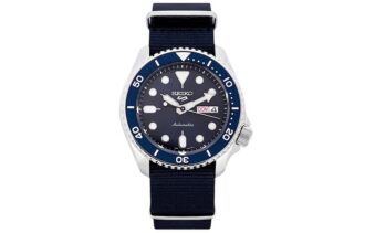 Reloj de la serie Canvas Blue No. 5