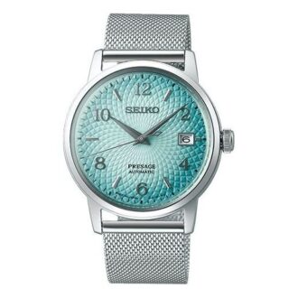 Reloj de la serie Presage con correa de acero azul Reloj de la serie Presage con correa de acero azul