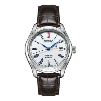 Reloj de negocios de la serie Presage con movimiento 6R, esfera y correa, reloj mecánico