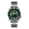 Reloj deportivo automático Water Ghost para hombre, resistente al agua, verde