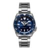 Reloj deportivo casual, mecánico, azul e impermeable