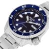 Reloj deportivo casual, mecánico, azul e impermeable