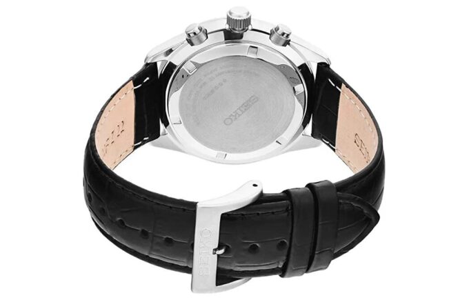 Reloj deportivo de cinturón Three Eyes, color beige