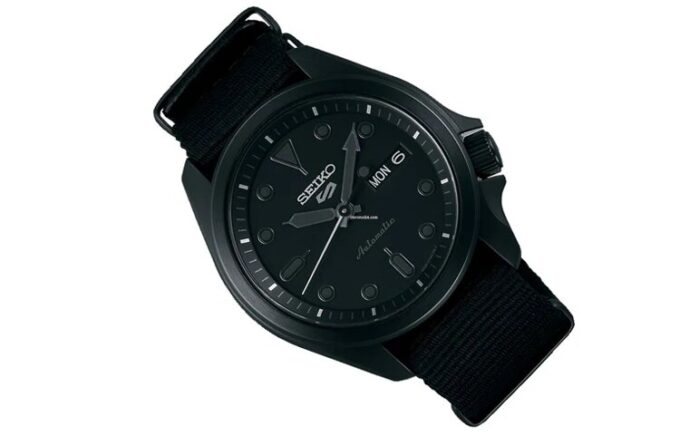 Reloj mecánico automático impermeable de la serie n.º 5 «Negro»