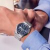 Reloj mecánico automático n.º 5 azul