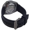 Reloj mecánico automático retro de la serie n.º 5, resistente al agua, gris y negro