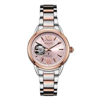 Reloj mecánico con diseño calado