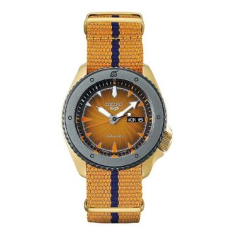 Reloj mecánico crossover de edición limitada de la serie Naruto, amarillo