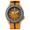 Reloj mecánico crossover de edición limitada de la serie Naruto, amarillo