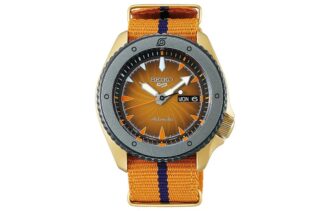 Reloj mecánico crossover de edición limitada de la serie Naruto, amarillo