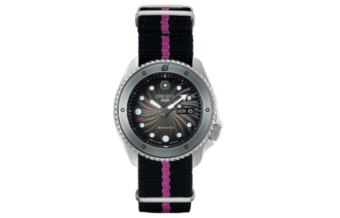 Reloj mecánico crossover de edición limitada de la serie Naruto, negro