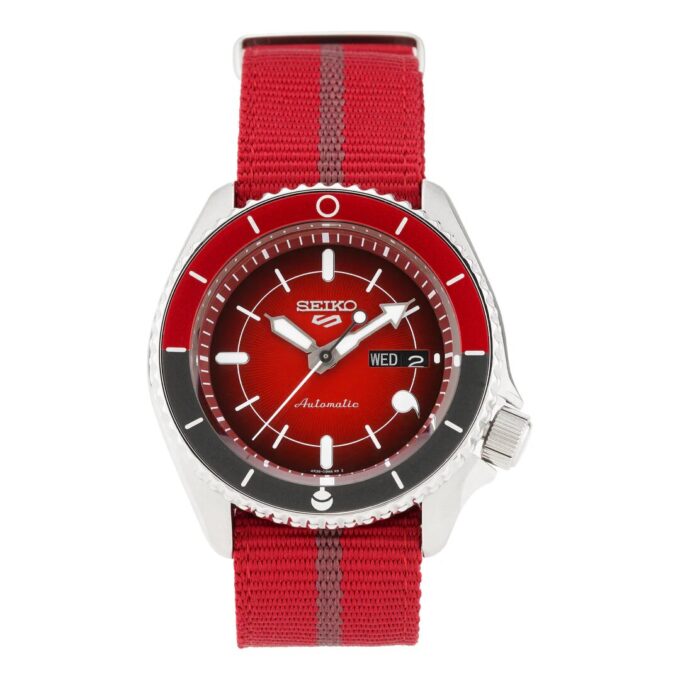 N.º 5 Reloj mecánico deportivo casual de edición limitada Athleisure en colaboración con Naruto
