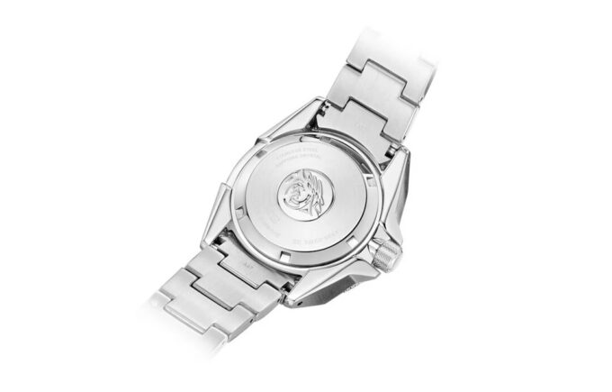 Reloj mecánico de la serie Prospex con lente de zafiro, correa de acero azul degradado y resistencia al agua de 200 metros