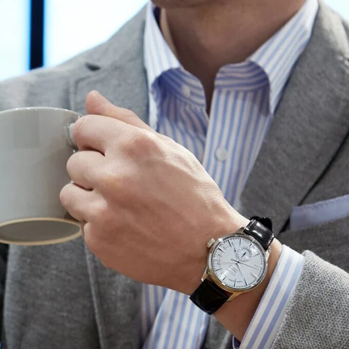 Reloj mecánico «Light Blue»