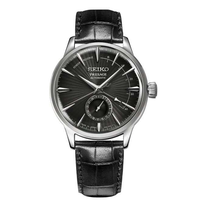 Reloj mecánico negro