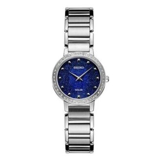 Reloj pequeño de cuarzo con energía solar Azul marino