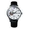 Reloj Presage Serie Japón, esfera blanca, correa de cuero, movimiento 4R, reloj automático/mecánico