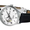 Reloj Presage Serie Japón, esfera blanca, correa de cuero, movimiento 4R, reloj automático/mecánico