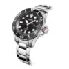 Reloj solar casual Black Warrior de 200 m