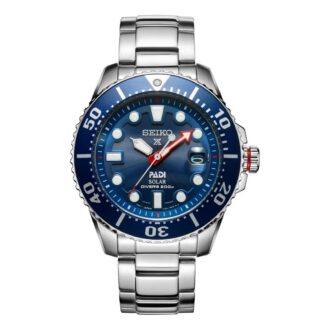 Reloj solar PADI Crossover Warrior azul casual de 200 m