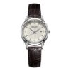 Relojes de cuarzo resistentes al agua, blancos/marrones