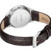 Relojes de cuarzo resistentes al agua, blancos/marrones